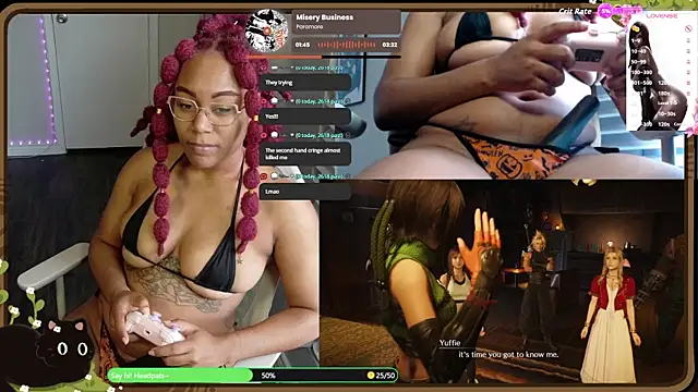 Snapshot of Cheybaaee chatting on June 21, 5:48 pm Cheybaaee online show from June 21, 5:48 pm
