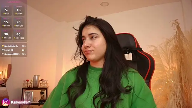 Snapshot of KallyMyller1 chatting on January 23, 7:29 pm KallyMyller1 online show from January 23, 7:29 pm