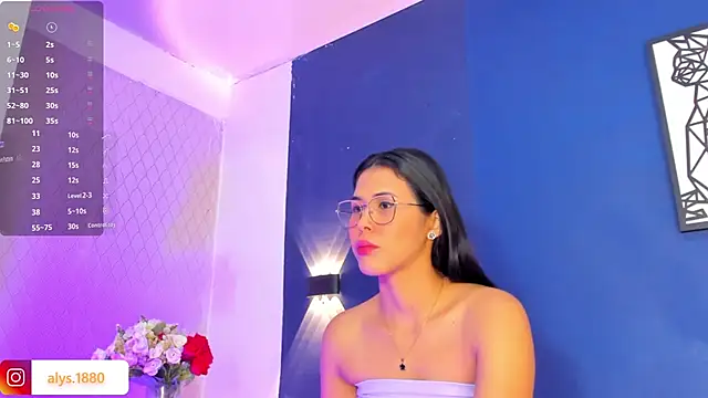 alysson 18 online show from February 22, 1:02 pm