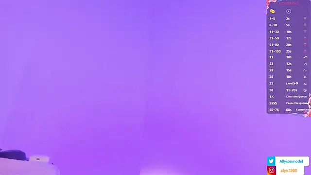 alysson 18 online show from February 21, 12:50 pm