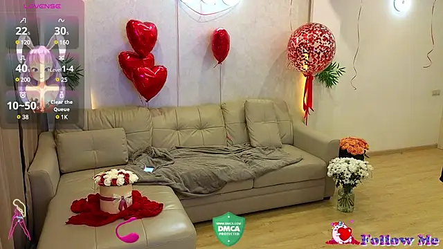 Snapshot of Rabbits_couplee chatting on February 11, 9:46 pm Rabbits couplee online show from February 11, 9:46 pm