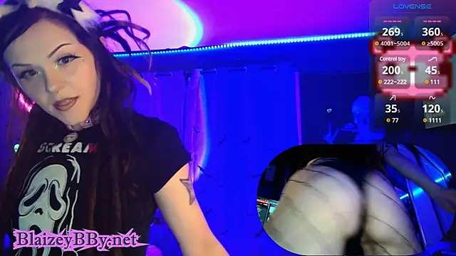 Snapshot of BlaizeyBBy chatting on January 29, 10:05 am BlaizeyBBy online show from January 29, 10:05 am