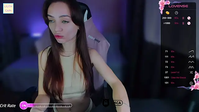 Snapshot of Lilith_Cain chatting on January 14, 8:20 am Lilith Cain online show from January 14, 8:20 am