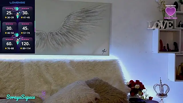 Snapshot of SorayaSapeca chatting on March 26, 4:12 pm SorayaSapeca online show from March 26, 4:12 pm
