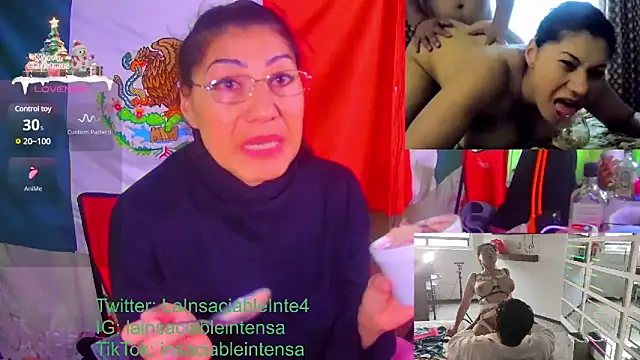 LaInsaciableIntensa online show from February 5, 10:01 pm