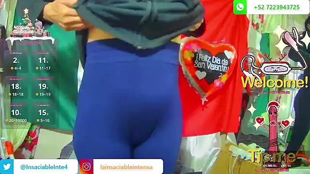 LaInsaciableIntensa online show from February 13, 10:54 pm