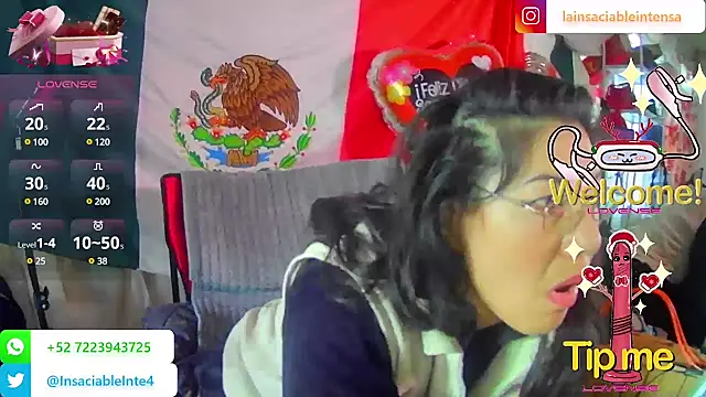 LaInsaciableIntensa online show from February 16, 1:27 pm