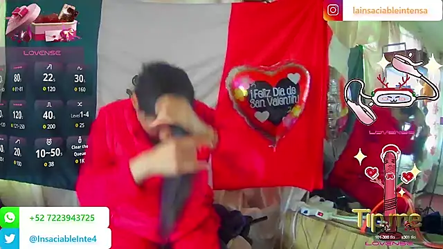 LaInsaciableIntensa online show from February 16, 9:05 pm