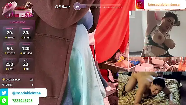 LaInsaciableIntensa online show from March 21, 10:39 pm