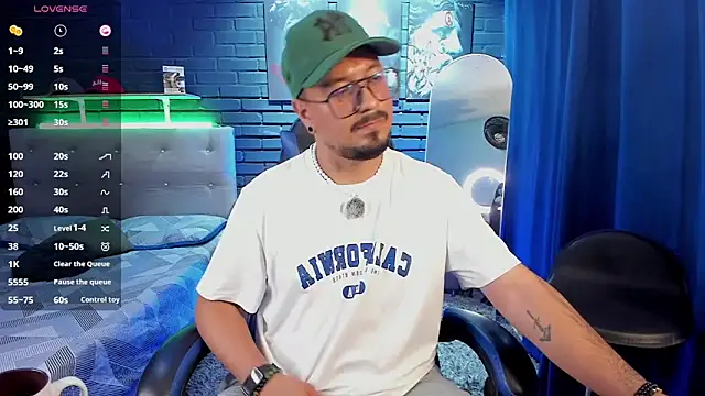 DaviidEvans  online show from July 10, 10:56 pm