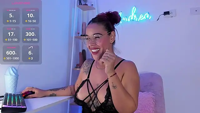 andrea lopezz  online show from February 18, 12:15 am