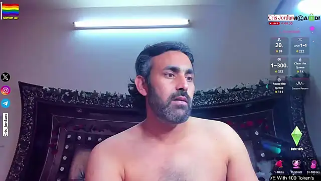 CrisJordan Hot online show from November 29, 9:34 am