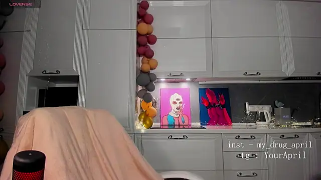 Snapshot of MyApril chatting on January 9, 12:35 am MyApril online show from January 9, 12:35 am