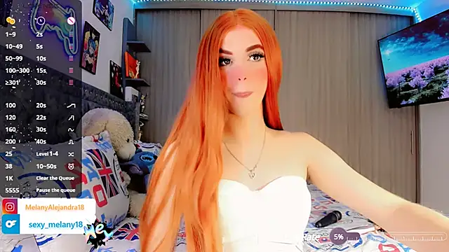 Snapshot of MelanyAlejandra chatting on January 2, 6:40 am MelanyAlejandra online show from January 2, 6:40 am