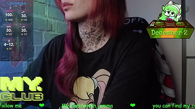 Witch Emma online show from December 2, 7:31 pm