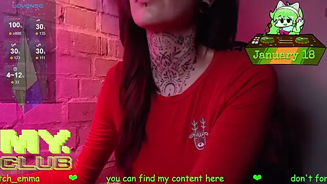 Witch Emma online show from January 18, 8:07 am