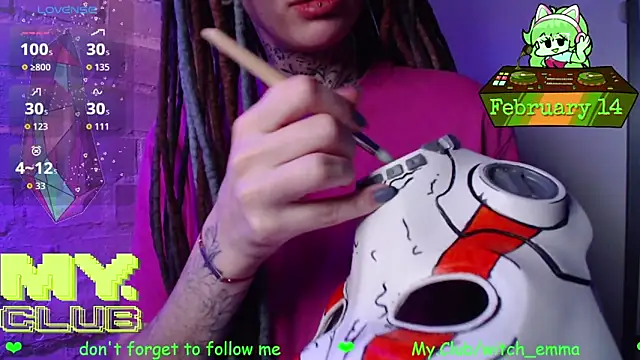 Witch Emma online show from February 14, 8:22 am