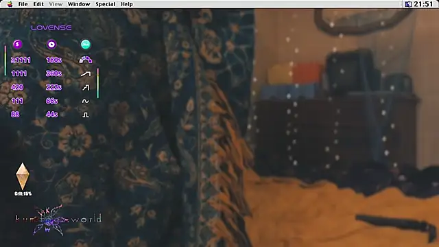 Snapshot of Kryptosworld chatting on February 22, 8:51 pm Kryptosworld online show from February 22, 8:51 pm