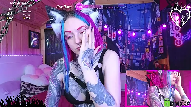 NekoCyber online show from December 25, 8:18 am