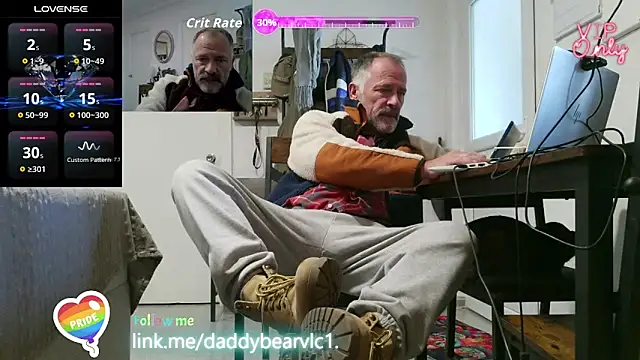 Snapshot of DaddybearVLC chatting on February 9, 3:16 pm DaddybearVLC online show from February 9, 3:16 pm