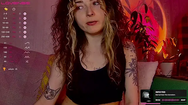 Snapshot of IttyKitty chatting on February 3, 1:04 am IttyKitty online show from February 3, 1:04 am