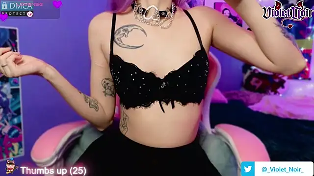 Snapshot of Violet_Noir chatting on December 16, 11:44 am Violet Noir online show from December 16, 11:44 am