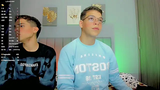 Snapshot of jake_and_joaquin chatting on March 1, 6:24 am jake and joaquin online show from March 1, 6:24 am