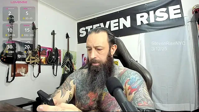 StevenRiseNYC online show from March 12, 2:01 pm