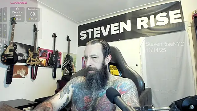 StevenRiseNYC online show from November 14, 1:43 pm